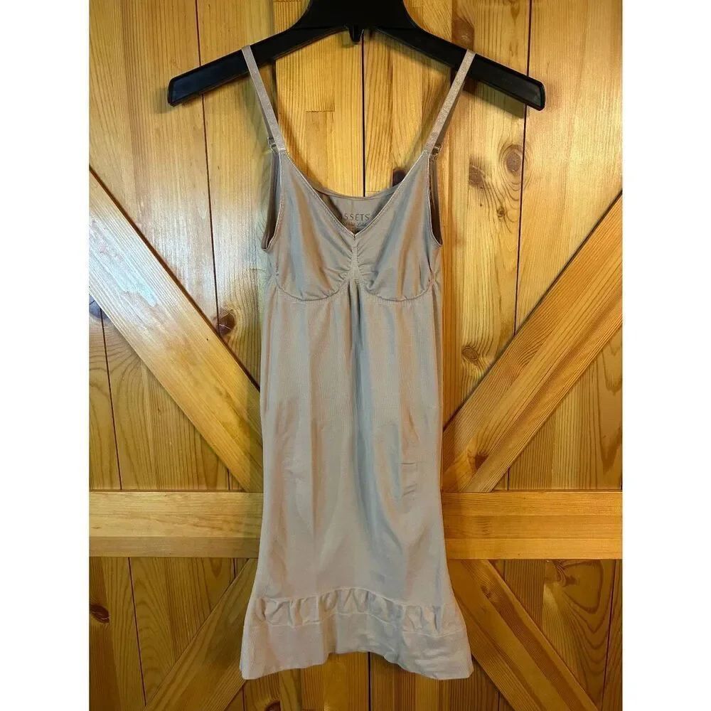 Spanx Assets Red Hot Label Beige Dress Size Small (8928)